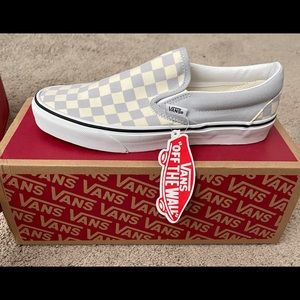 Vans (Checkerboard Gray Size 8.0 W/ 6.5 M)